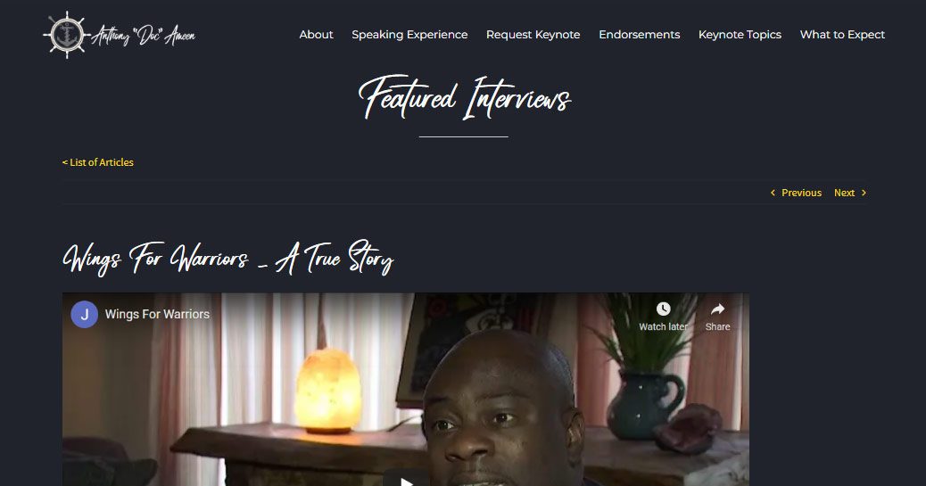 Wings For Warriors – A True Story
